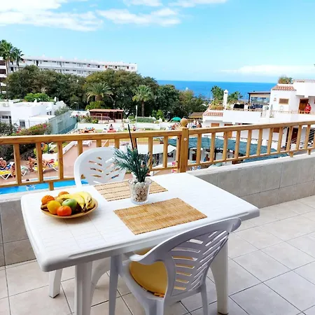 First Line Geranios Ocean View Air Conditioned 50 M From La Pinta Apartamento *