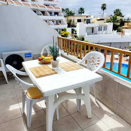 First Line Geranios Ocean View Air Conditioned 50 M From La Pinta Apartamento